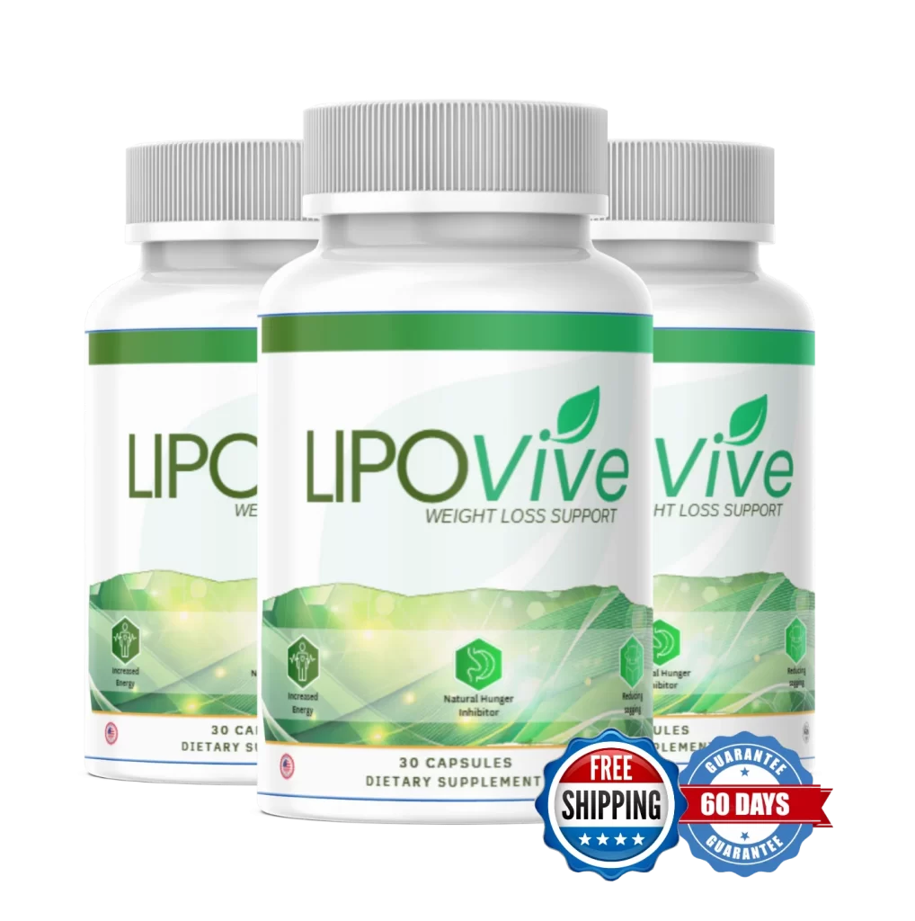 LipoVive 3 bottles